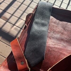 Merona Black and Metallic Tie